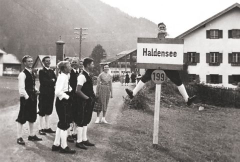 Erster Musikerausflug 1955 | Archiv-Foto: Musikkapelle Ebersbach